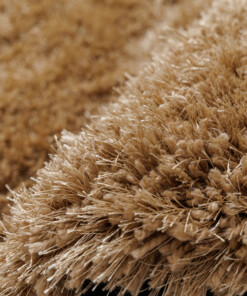 Shaggy Teppich Rund - Meadow Beige - close up, thumbnail Shaggy Teppich Rund - Meadow Beige - close up, thumbnail