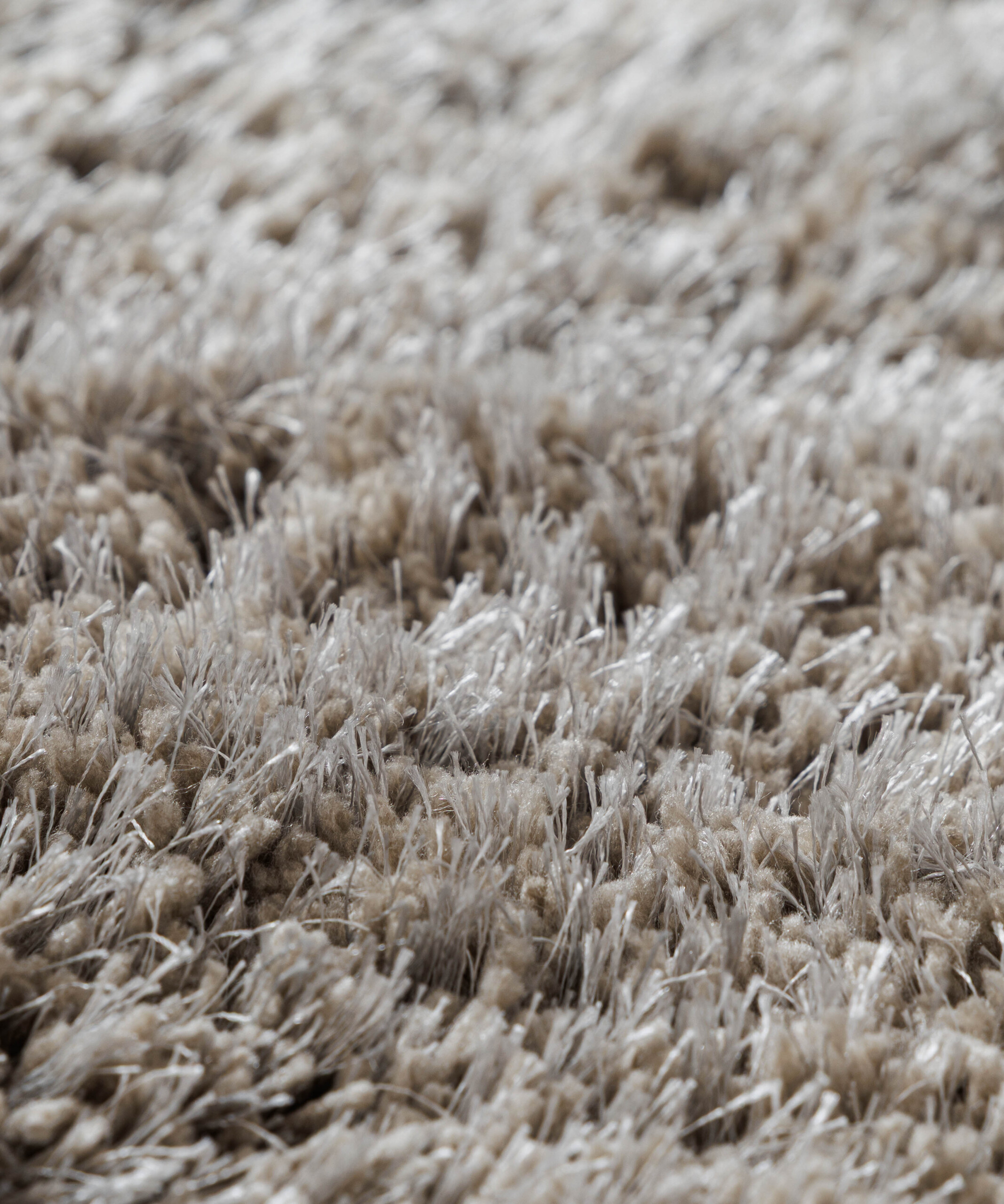 Shaggy Teppich - Meadow Grau - close up Shaggy Teppich - Meadow Grau - close up