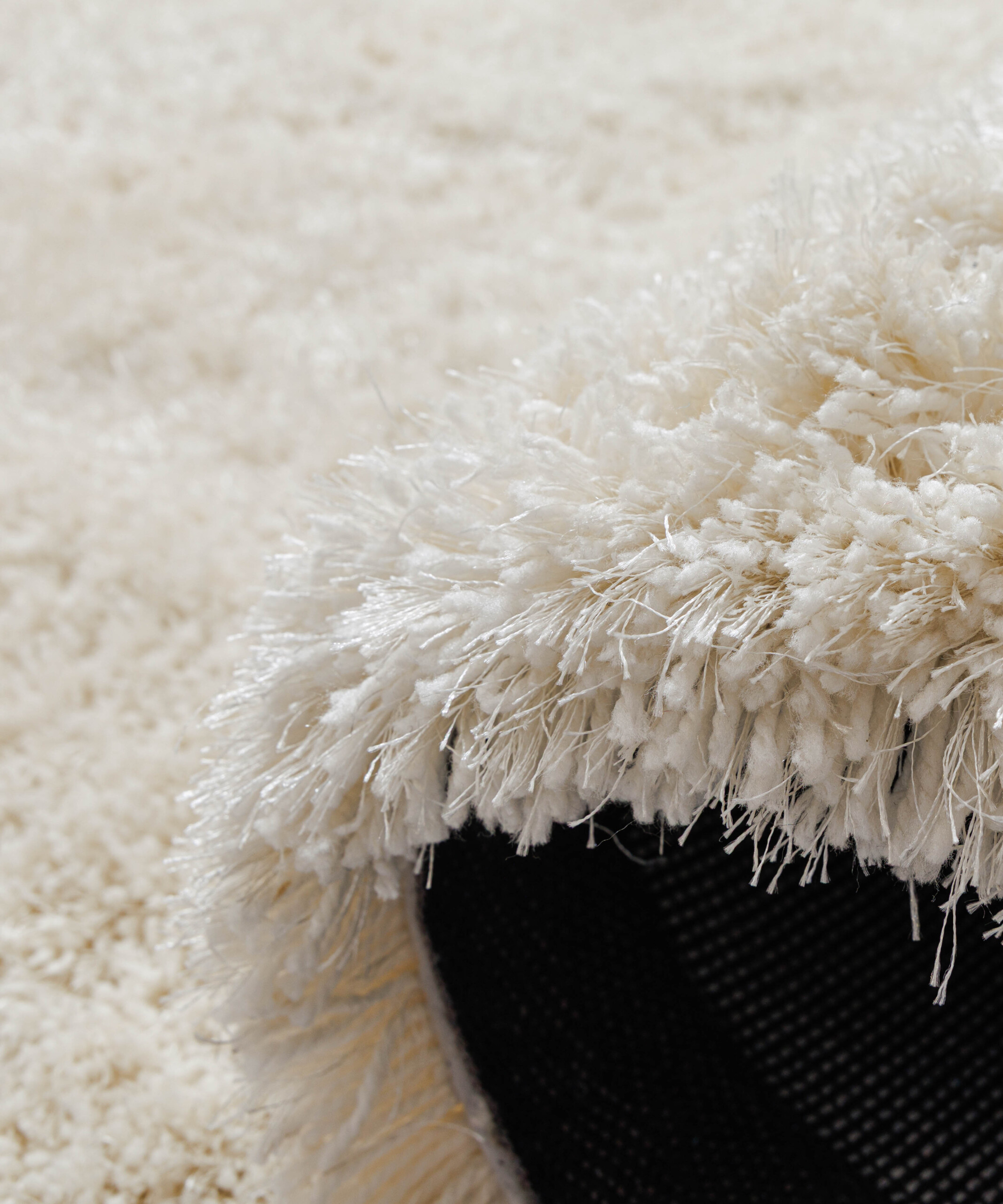 Shaggy Teppich - Meadow Creme - close up Shaggy Teppich - Meadow Creme - close up