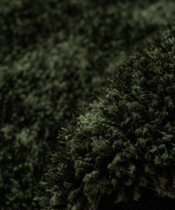 Shaggy Teppich Rund - Meadow Olivgrün - close up, thumbnail Shaggy Teppich Rund - Meadow Olivgrün - close up, thumbnail