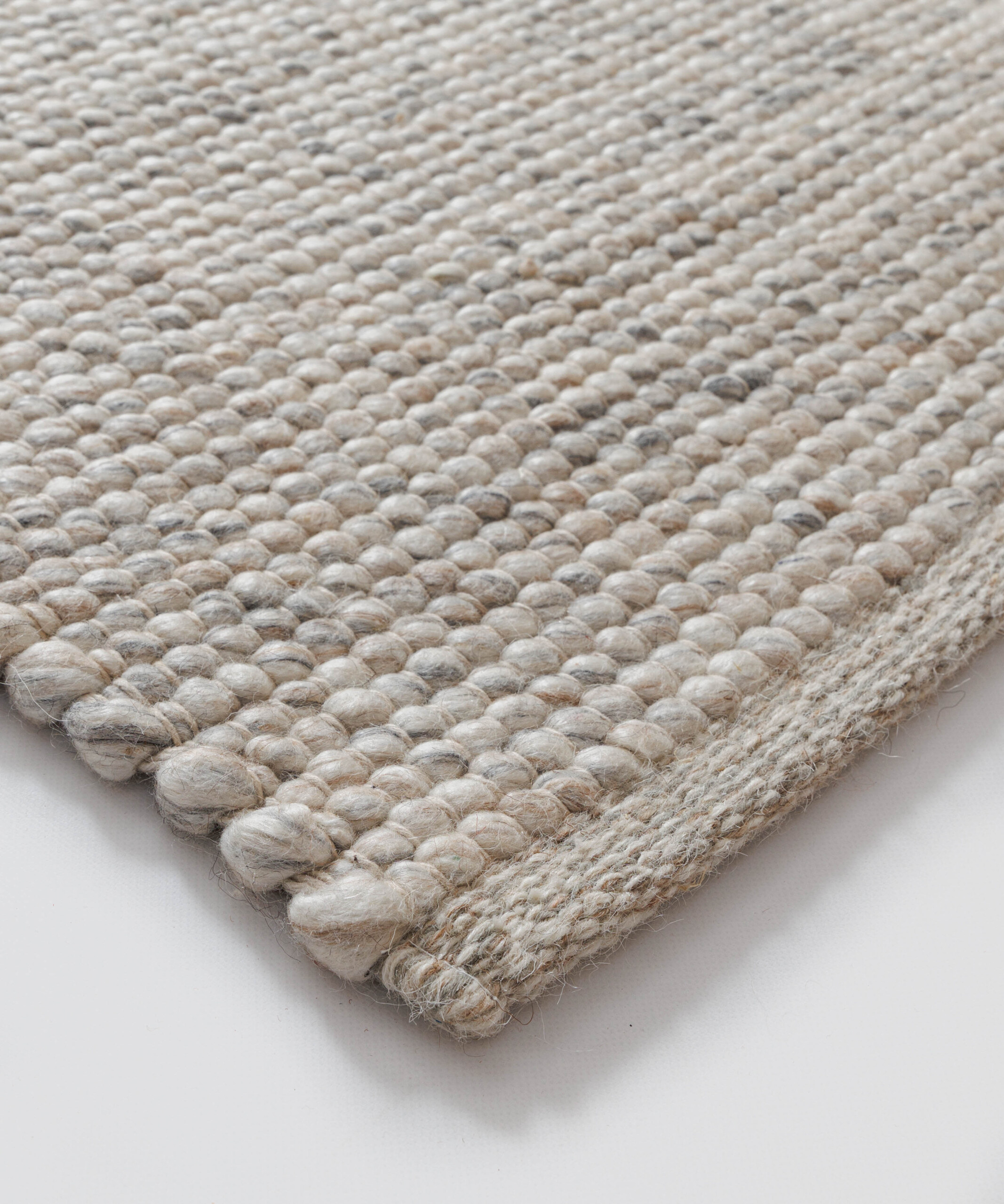 Wollteppich - Silvull Beige - close up Wollteppich - Silvull Beige - close up