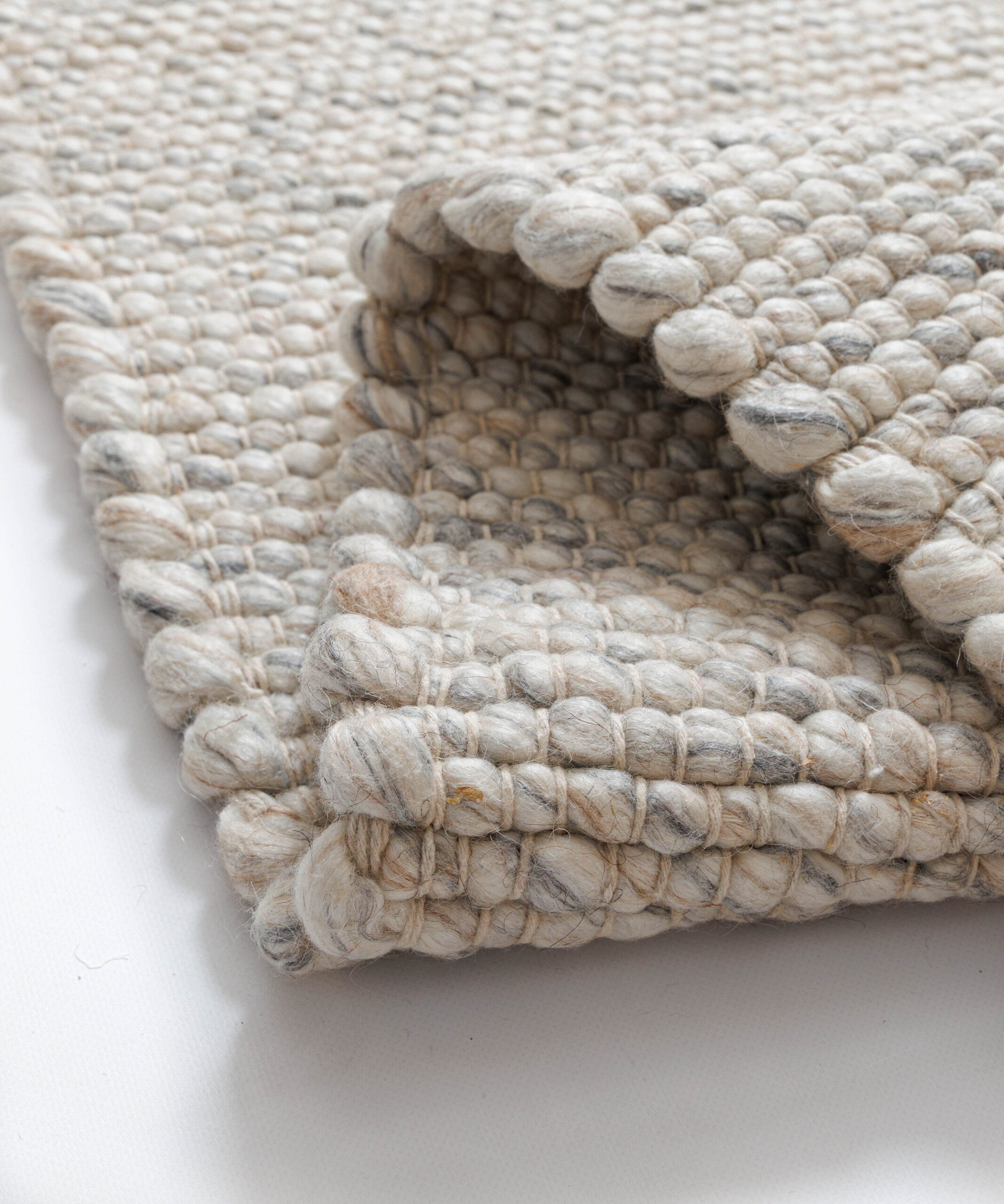 Wollteppich - Silvull Beige - close up Wollteppich - Silvull Beige - close up