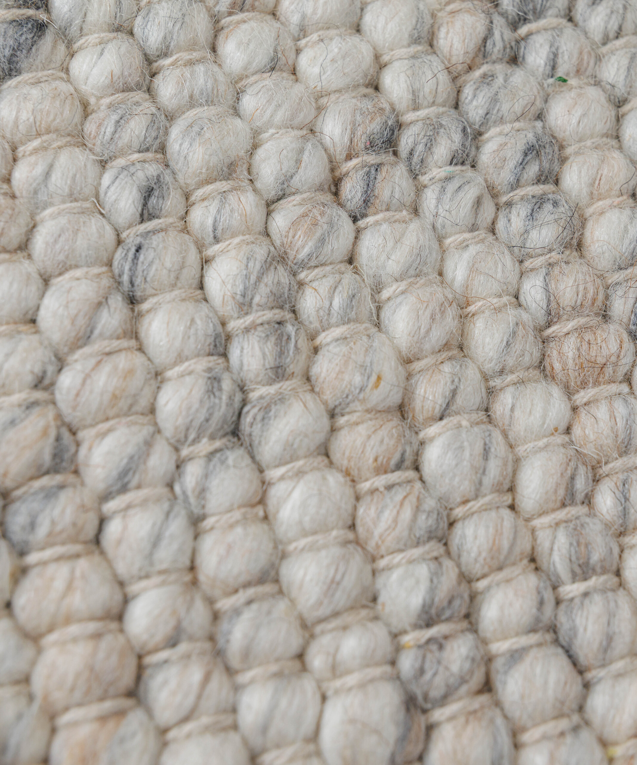 Wollteppich - Silvull Beige - close up Wollteppich - Silvull Beige - close up