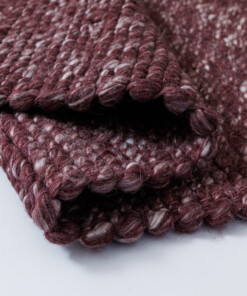 Wollteppich - Silvull Bordeauxrot - close up, thumbnail Wollteppich - Silvull Bordeauxrot - close up, thumbnail