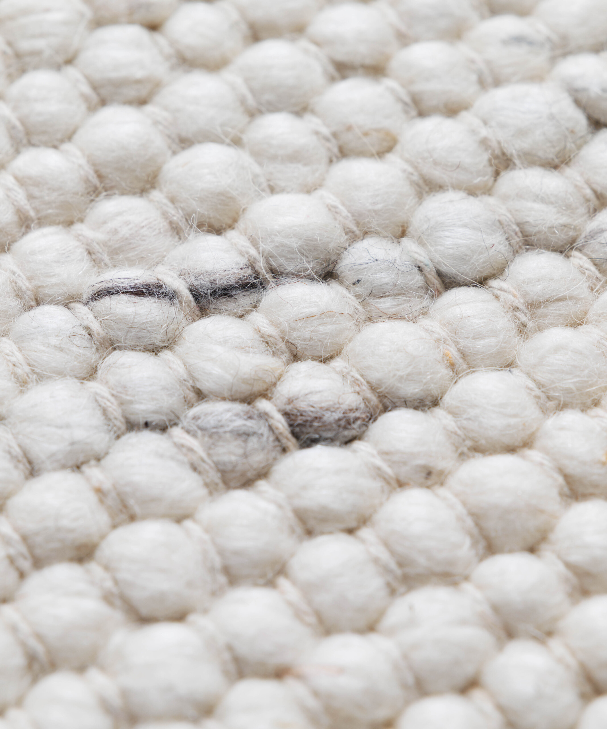 Wollteppich - Silvull Elfenbein - close up Wollteppich - Silvull Elfenbein - close up