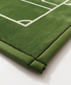 Spielteppich - Pluffy Soccer Field Grün - close up, thumbnail Spielteppich - Pluffy Soccer Field Grün - close up, thumbnail