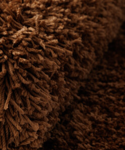 Organischer Shaggy Teppich - Sveve Cognac - close up, thumbnail Organischer Shaggy Teppich - Sveve Cognac - close up, thumbnail
