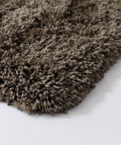 Shaggy Teppich - Sveve Taupe - close up, thumbnail