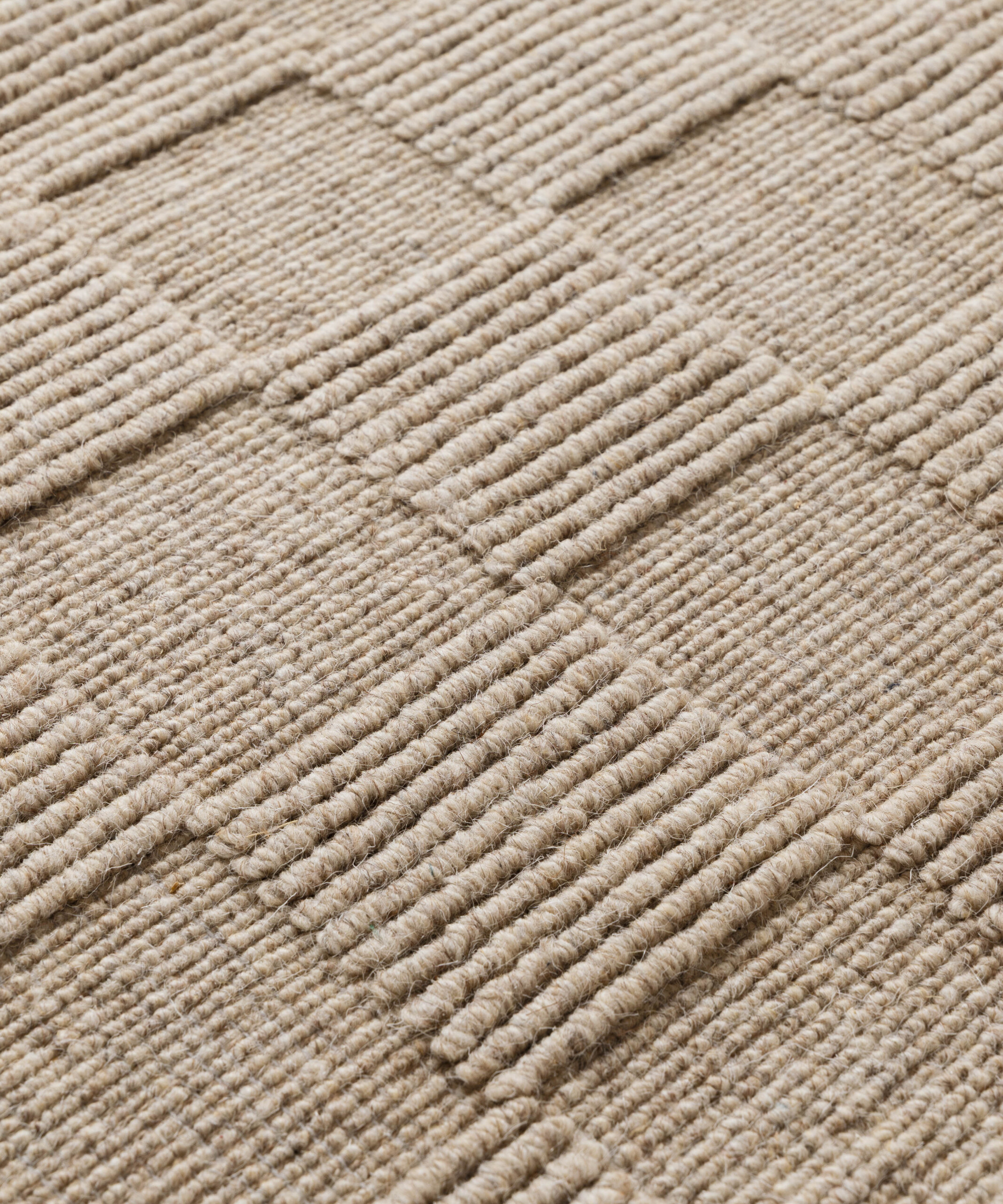 Wollteppich - Tavle Beige - close up Wollteppich - Tavle Beige - close up
