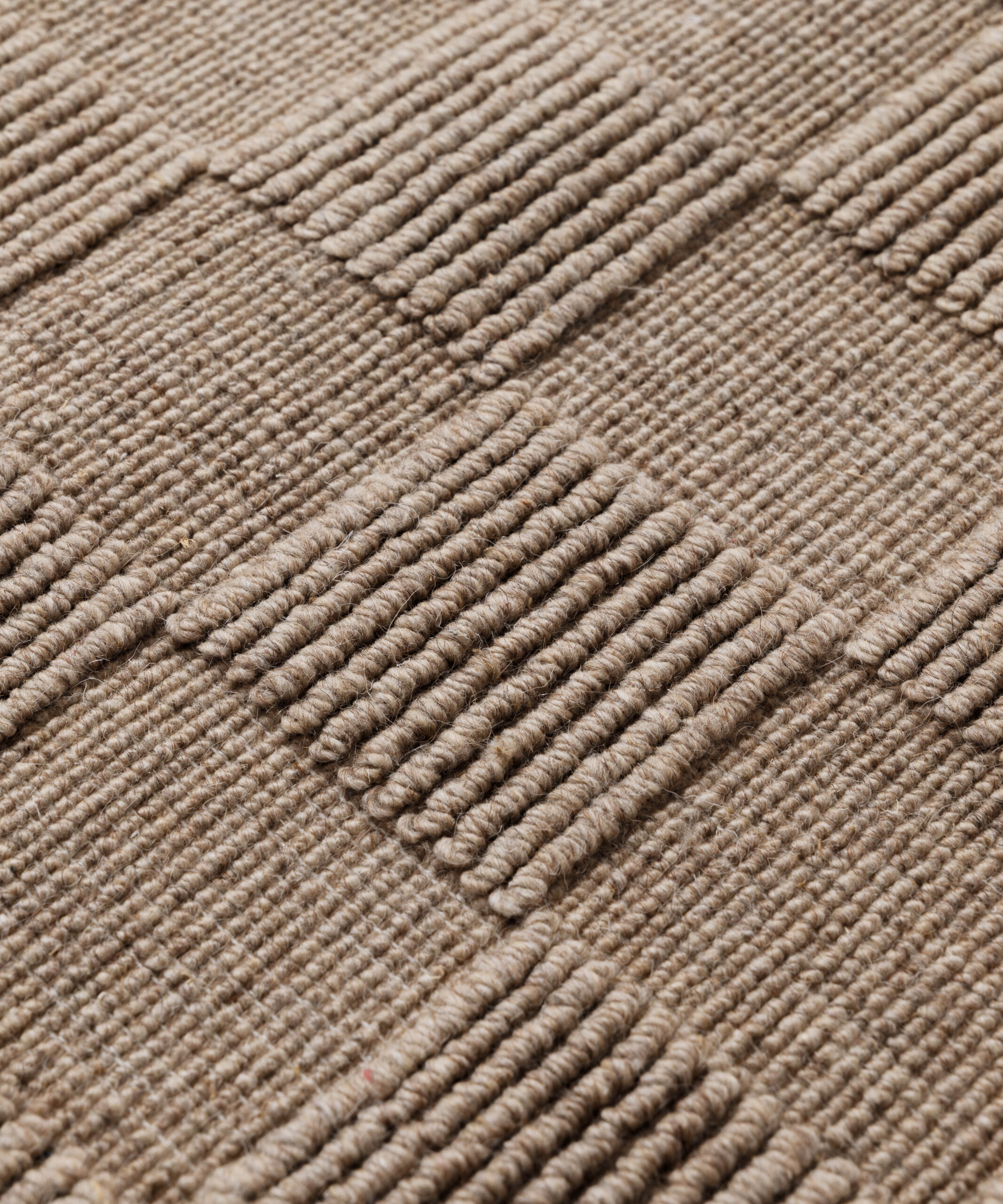 Wollteppich - Tavle Taupe - close up Wollteppich - Tavle Taupe - close up