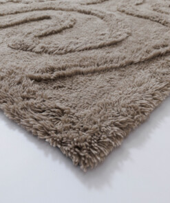 Designteppich - Tjørne Bris Taupe - close up, thumbnail Designteppich - Tjørne Bris Taupe - close up, thumbnail